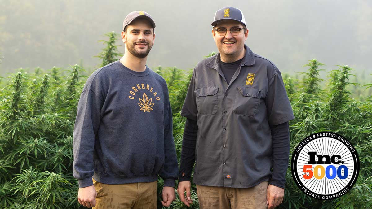 Cornbread Hemp named fastest growing comapny Inc 5000