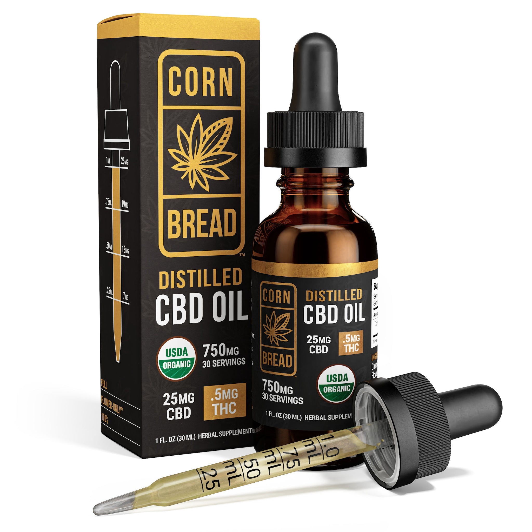 Distilled USDA Organic CBD Oil