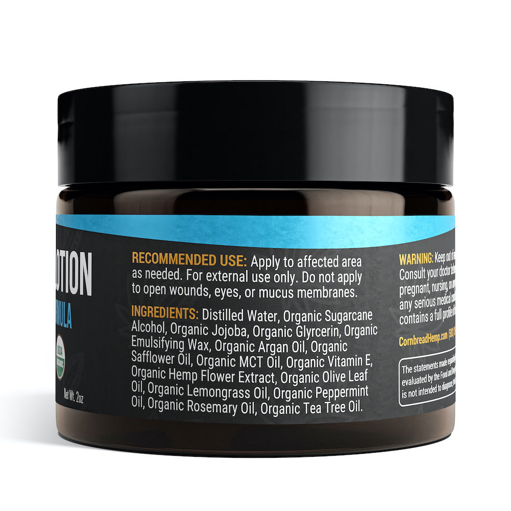 Best Hemp Lotion Menthol Scent
